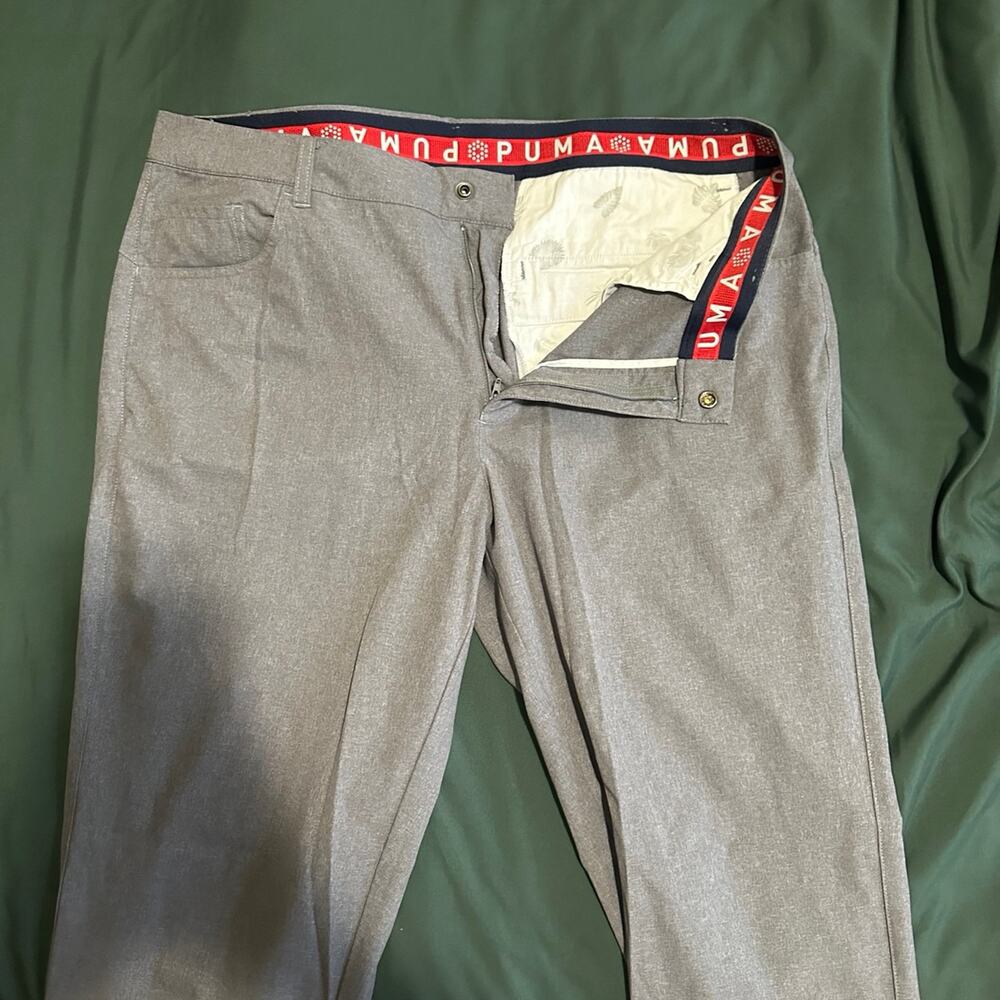 Grey Puma Golf Pants